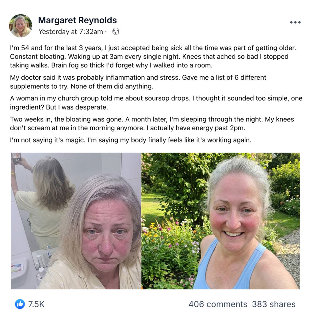 DrPura Soursop Drops – Naturally Repair Your Body From High Cortisol