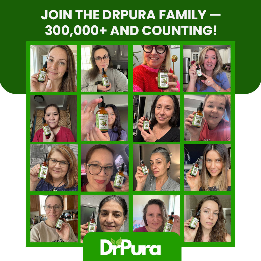 DrPura Soursop Drops – Naturally Repair Your Body From High Cortisol
