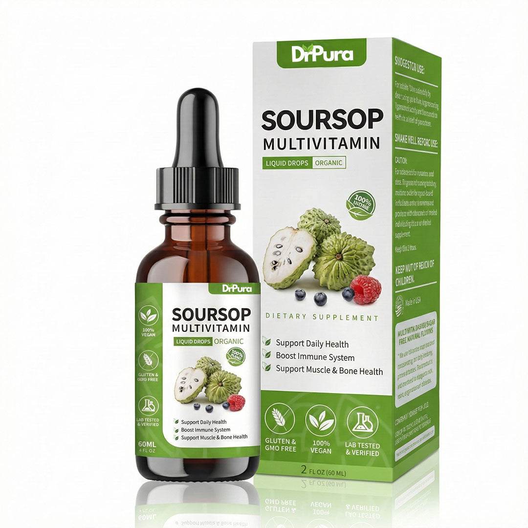 DrPura Soursop Drops – Naturally Repair Your Body From High Cortisol