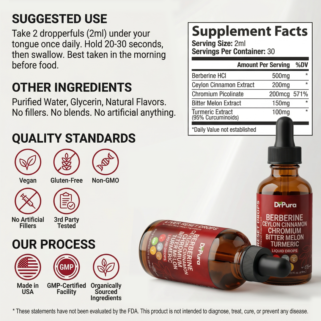 LIVER RESET DROPS™ — The Only Drops That Stop Your Liver From Overproducing Sugar